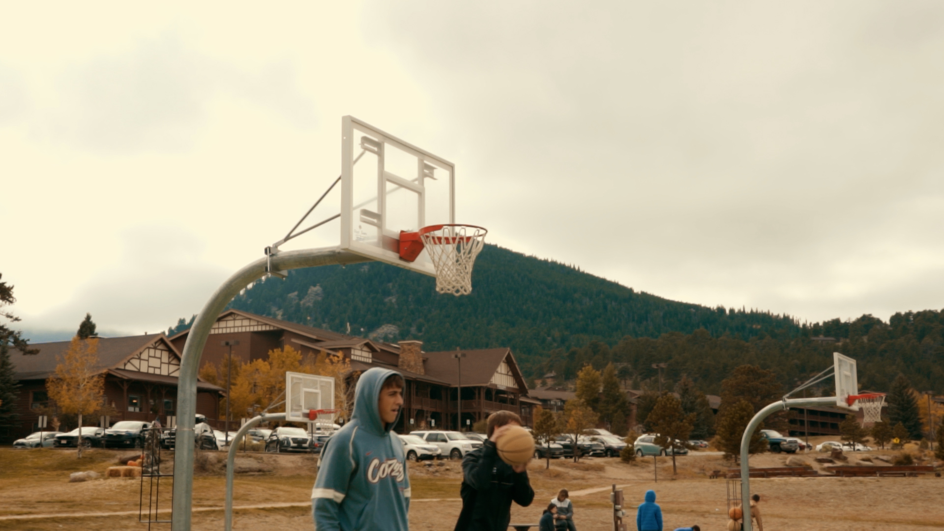 Gimbal tracking shot